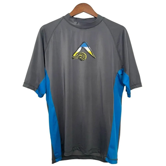 Kanu Surf Rash guard Shirt Size XL Short Sleeve Swim Sun Protection - Picture 4 of 4
